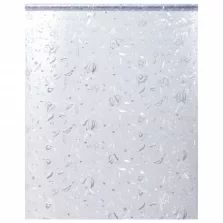 vidaXL matt virágminta PVC ablakfólia 60 x 500 cm
