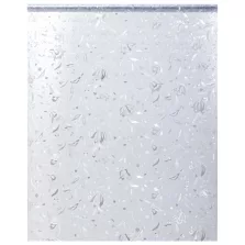 vidaXL matt virágminta PVC ablakfólia 90 x 500 cm