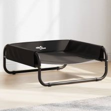   vidaXL antracitszürke oxford szövet és acél emelt kutyaágy