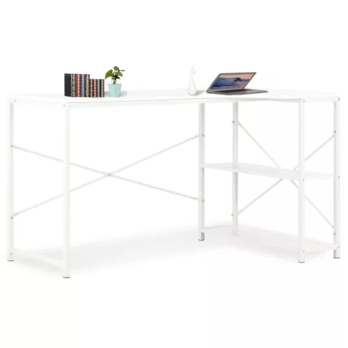 vidaXL fehér számítógépasztal 120 x 72 x 70 cm