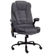 vidaXL sötétszürke bársony masszázs irodaszék