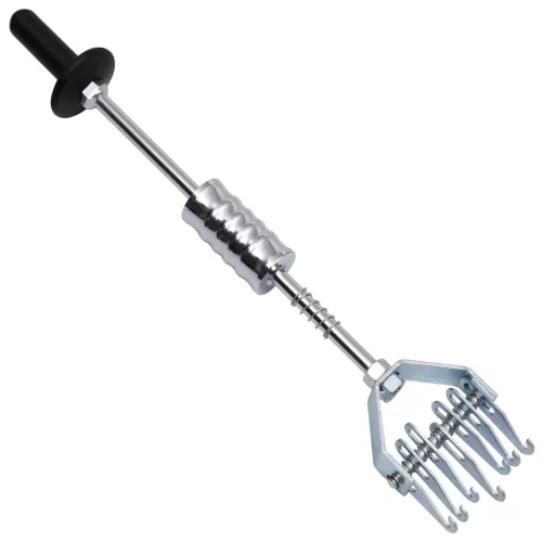 vidaXL többkörmös szénacél csúszókalapács 65 cm