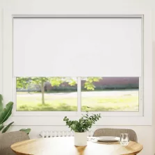   vidaXL sötétítő roló 144,4 x 175 cm, szövetszélesség 140 cm, fehér