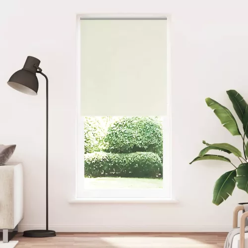 vidaXL sötétítő roló 84,4 x 230 cm, szövetszélesség 80 cm, törtfehér