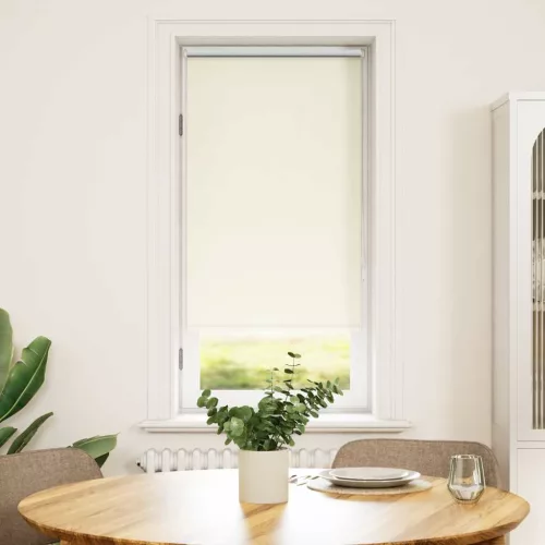 vidaXL sötétítő roló, szövetből készült, 64,4 x 120 cm, szélessége 60 cm, törtfehér