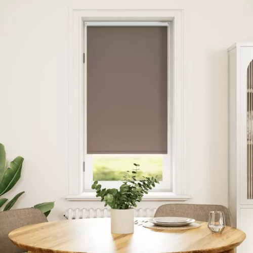 vidaXL sötétítő roló, szövetből készült, 64,4 x 120 cm, szélessége 60 cm, kávébarna