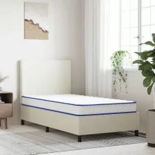 vidaXL memóriahabos matrac 200 x 90 x 17 cm puha