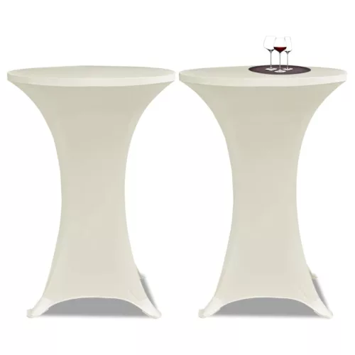 Állandó Asztali Burkolat Ø870 Krém Nyujtható 2 db