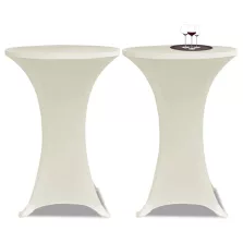 Állandó Asztali Burkolat Ø80 Krém Nyujtható 2 db