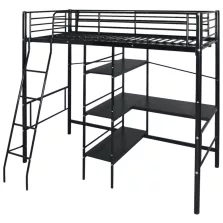 vidaXL Ágy matracmal Fekete 200 x 90 cm Fém