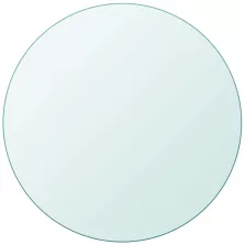 vidaXL edzett üveg asztallap kerek 800 mm