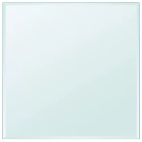 vidaXL edzett üveg asztallap négyszögletes 700x700 mm