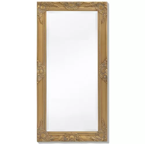 vidaXL aranyszínű barokk stílusú fali tükör 100 x 50 cm