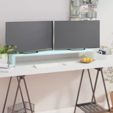   vidaXL zöld üveg TV állvány/monitor magasító 110 x 30 x 13 cm