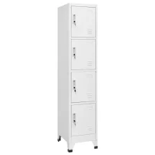 vidaXL öltözőszekrény 4 rekesszel 38 x 45 x 180 cm