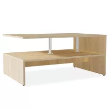  vidaXL tölgyfa színű faforgácslap dohányzóasztal 90 x 59 x 42 cm