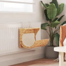 vidaXL vízijácint macskaágy párnával 37 x 20 x 20 cm