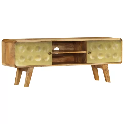 vidaXL tömör mangófa TV-szekrény 120 x 30 x 45 cm