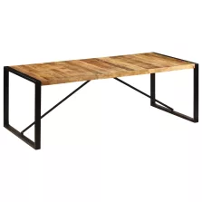 vidaXL tömör mangófa étkezőasztal 220 x 100 x 75 cm