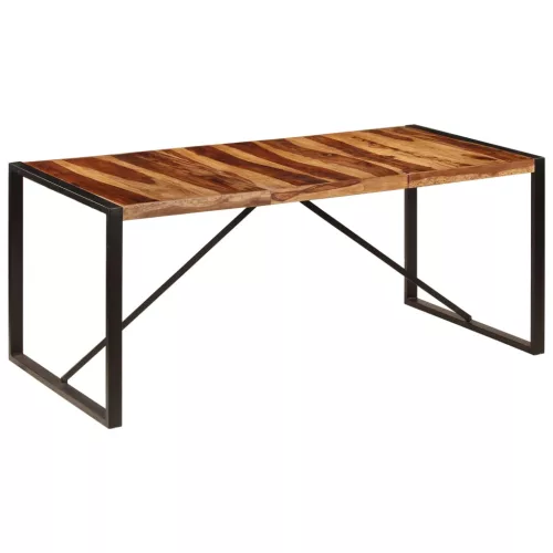 vidaXL tömör akácfából étkezőasztal 180 x 90 x 75 cm