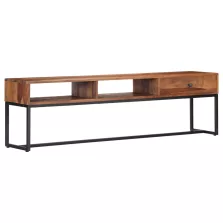 vidaXL tömör akácfából TV-szekrény 160 x 30 x 45 cm