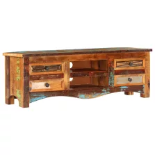   vidaXL tömör újrahasznosított fa TV-szekrény 120 x 30 x 40 cm