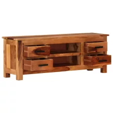 vidaXL tömör fa TV-szekrény 110 x 30 x 40 cm