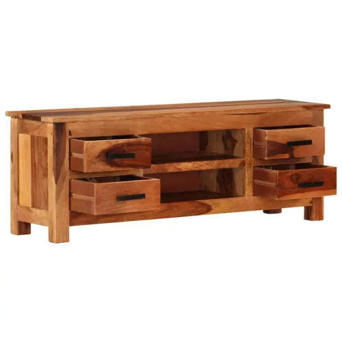 vidaXL tömör fa TV-szekrény 110 x 30 x 40 cm