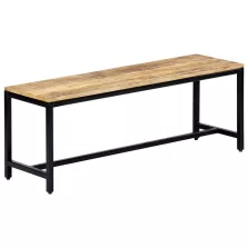 vidaXL tömör, nyers mangófa étkezőpad 120 cm