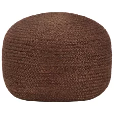 vidaXL kézzel készült barna juta puff 40 x 45 cm