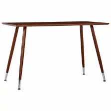 vidaXL barna MDF étkezőasztal 120 x 60 x 74 cm