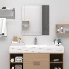 vidaXL üveg falitükör 100 x 60 cm