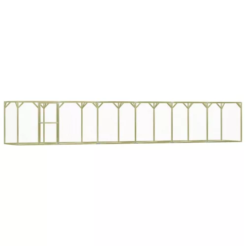 vidaXL impregnált fenyőfa tyúkól 1,5 x 9 x 1,5 m