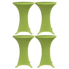 vidaXL 4 db zöld sztreccs asztalterítő 60 cm