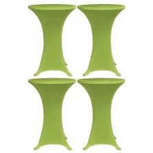 vidaXL 4 db zöld sztreccs asztalterítő 70 cm