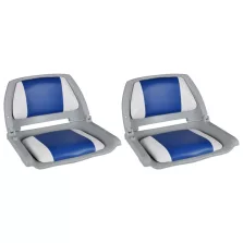   vidaXL 2 db hajóülés lecsukható háttámlával és párnával 41x51x48 cm