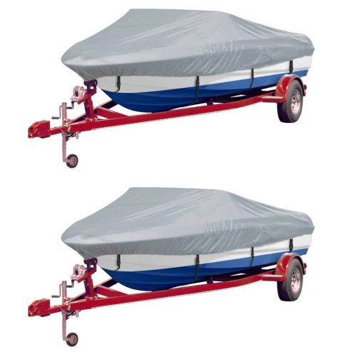 vidaXL 2 db szürke hajótakaró ponyva 519-580 x 294 cm