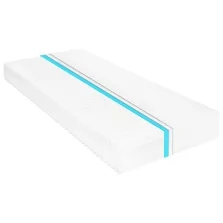 vidaXL 7 zónás PU habmatrac 120 x 200 cm 16 cm H2 H3