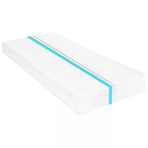 vidaXL 7 zónás PU habmatrac 120 x 200 cm 16 cm H2 H3