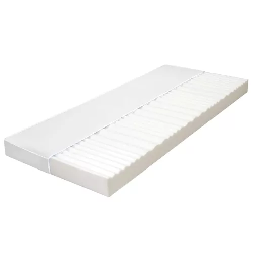 vidaXL 7 zónás PU habmatrac 140 x 200 cm 10 cm H2 H3