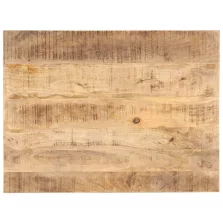 vidaXL tömör mangófa asztallap 25-27 mm 80 x 60 cm