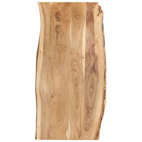 vidaXL tömör akácfa asztallap 118 x (50-60) x 2,5 cm