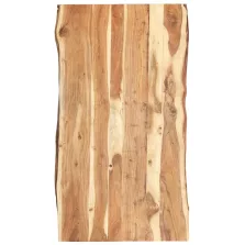 vidaXL tömör akácfa asztallap 118 x (50-60) x 3,8 cm