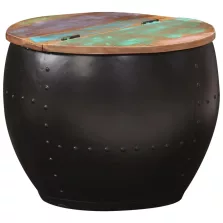   vidaXL tömör újrahasznosított fa dohányzóasztal 53 x 43 cm