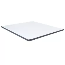   vidaXL dobozrugós ágymatracfedő 200 x 180 x 5 cm közepesen puha