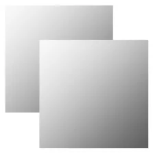vidaXL 2 db négyzet alakú üveg falitükör 40 x 40 cm