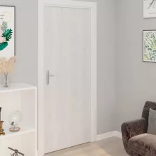   vidaXL 4 db fehér faszínű öntapadó PVC ajtófólia 210 x 90 cm