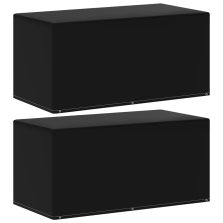   vidaXL 2 db kertibútor-takaró 6 fűzőlyukkal 160 x 80 x 75 cm