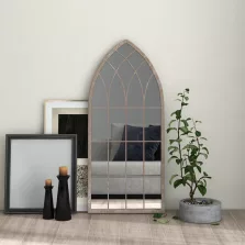   vidaXL homokszínű vastükör beltéri használatra 100 x 45 cm