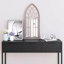   vidaXL homokszínű vas tükör beltéri használatra 70 x 30 cm